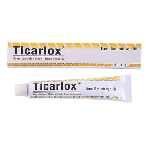 Kem làm mờ sẹo lồi Ticarlox - Tube 10g