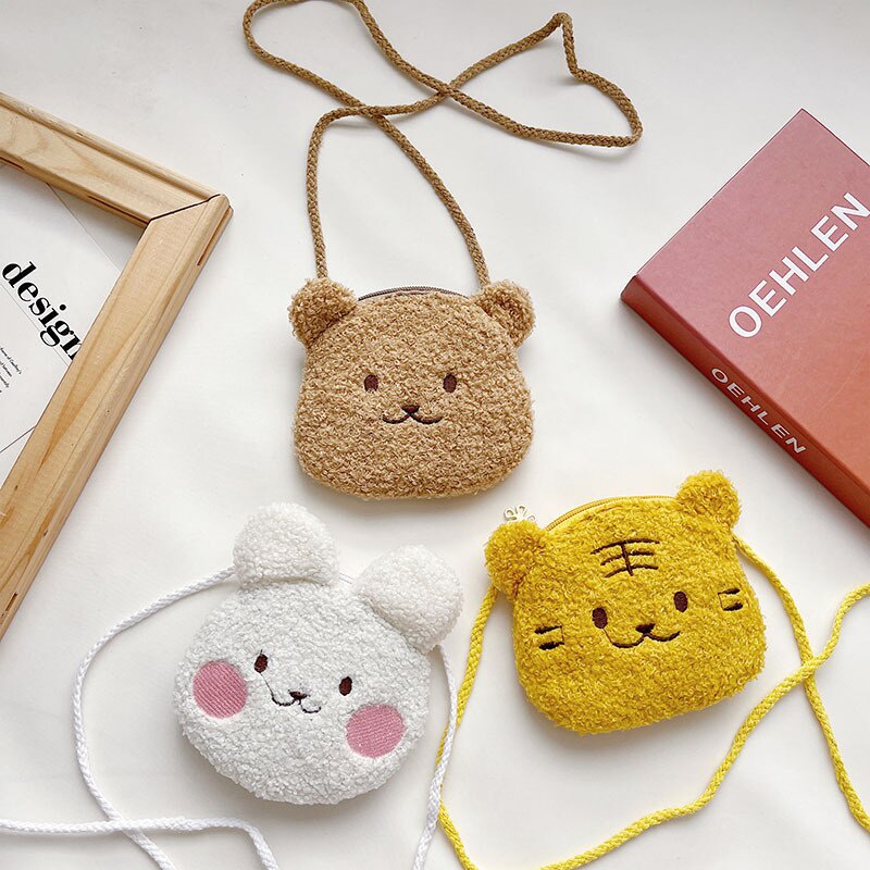 Túi Đeo Chéo Hình Thỏ Hoạt Hình Dễ Thương Dành Cho Trẻ Em