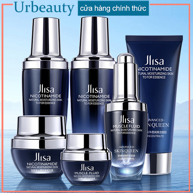 COMBO 6 Bộ dưỡng ẩm cao cấp Jlisa bộ mỹ phẩm，Trọn bộ 6-URB-JLST6