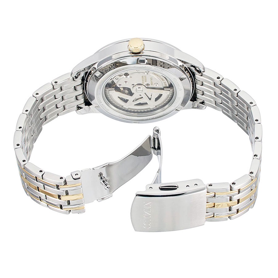 Đồng Hồ Nam Citizen Dây Thép Không Gỉ NP4074-52A - Mặt Trắng (Sapphire)