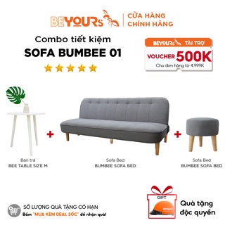 Bộ Sofa Giường Bàn Trà Ghế Đôn BEYOURs Đa Năng Tiện Dụng Nội Thất Phòng Khách Lắp Ráp Dễ Dàng