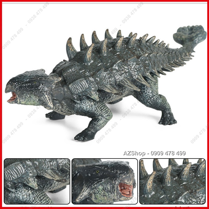 Mô Hình Khủng Long Đuôi Búa Size Trung 22cm - Ankylosaurus Polacanthus - 7719.7