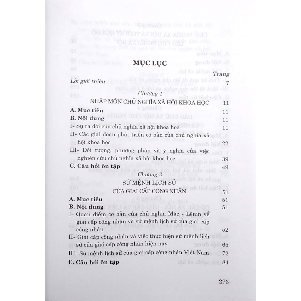 Sách Giáo Trình Chủ Nghĩa Xã Hội Khoa Học (Dành Cho Bậc Đại Học Hệ Không Chuyên Lý Luận Chính Trị)