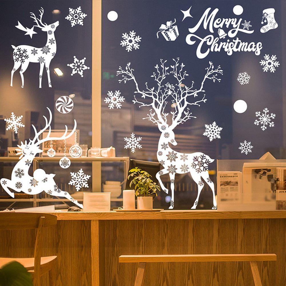 FOREVER Đề Can Dán Cửa Sổ Trang Trí Năm Mới