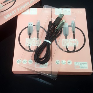Cáp Sạc Tự Ngắt TYPE C(USB C) Hoco U35 ( Dài 1m2, Hỗ Trợ Sạc Nhanh)