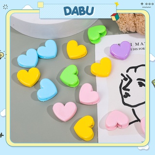 Kẹp giấy hình trái tim hồng Dabu dễ thương