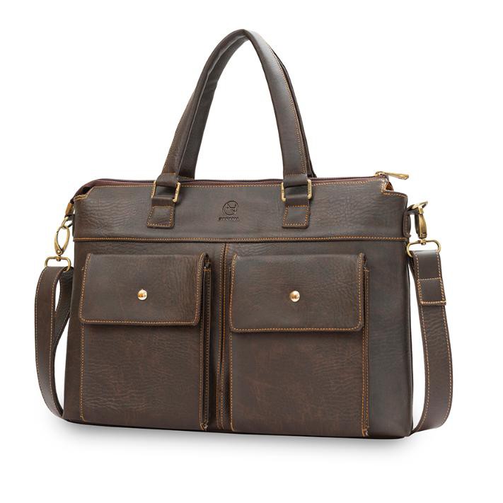 ‘’KIỂM TRA TRƯỚC KHI THANH TOÁN’’ Túi xách công sở cao cấp Hanama Dala 7s nâu cafe | BigBuy360 - bigbuy360.vn