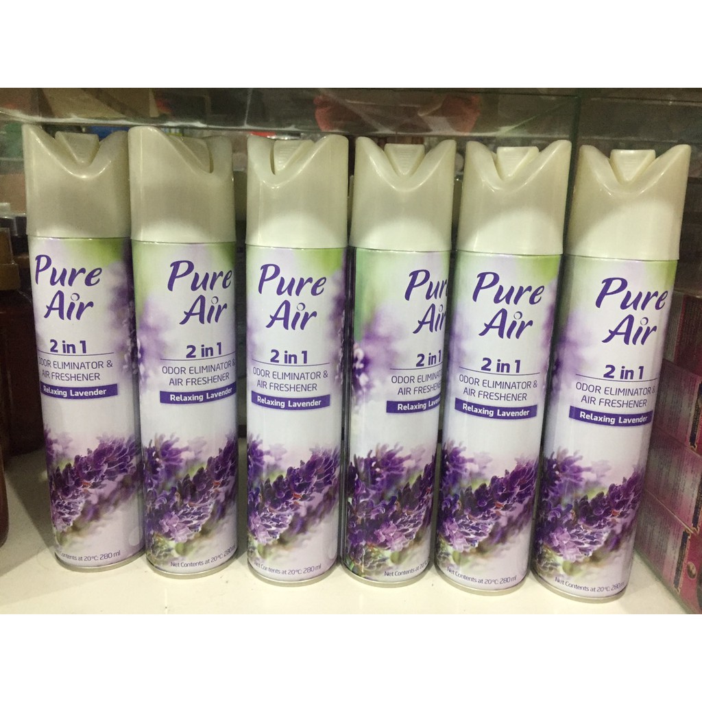 Nước hoa xịt phòng khử mùi pure air hương OẢI HƯƠNG LAVENDER 280ML MẪU MỚI