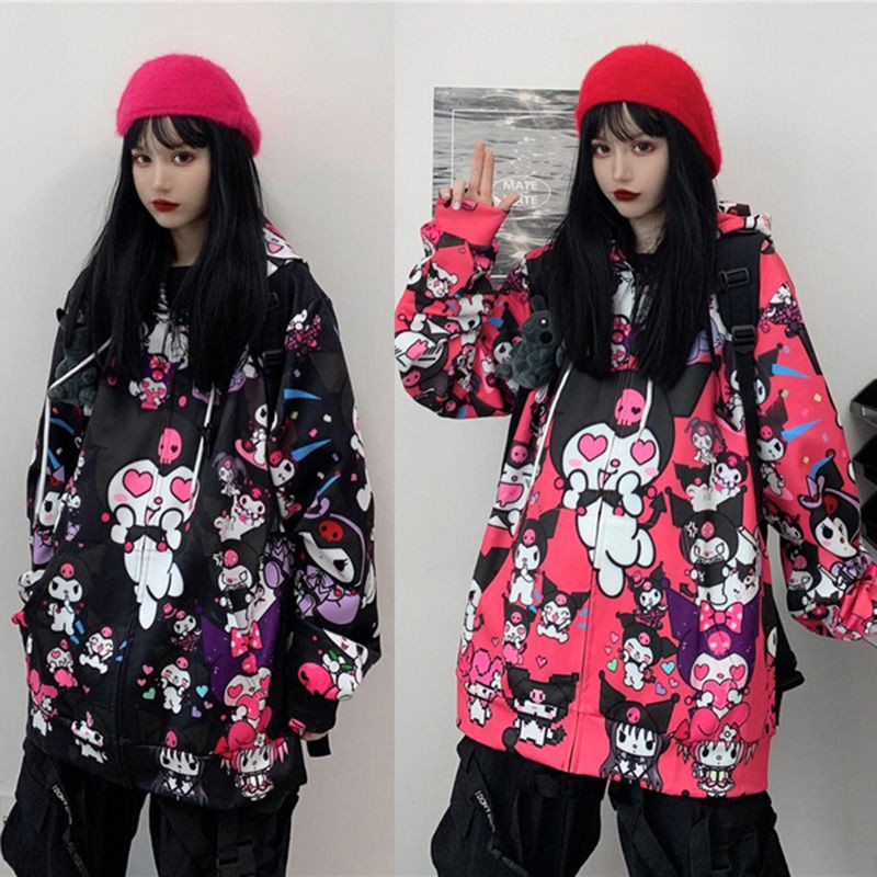 【Ready Stock】Áo Khoác Hoodie Kiểu Đồng Phục Phong Cách Harajuku | BigBuy360 - bigbuy360.vn