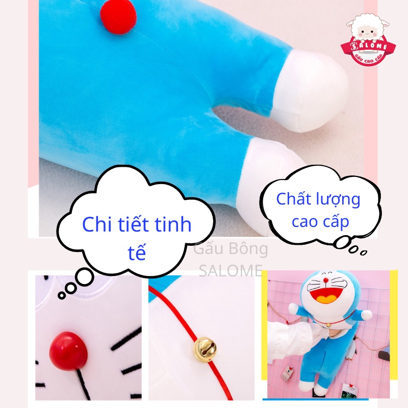 Gấu Bông Doraemon Nhiều Biểu Cảm SALOME, Thú Nhồi Bông Mèo Máy Dễ Thương