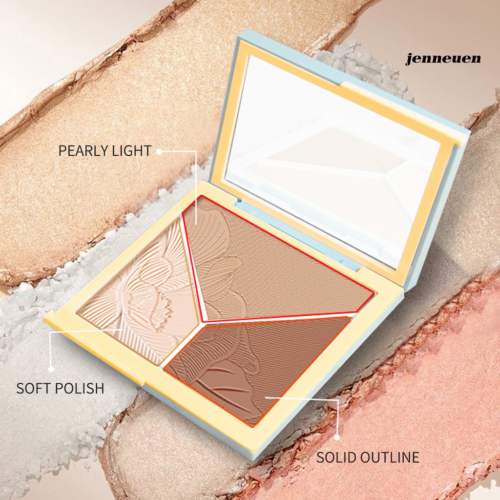 [Hàng mới về] Bảng Phấn Tạo Khối 3 Màu Chống Thấm Nước Lâu Trôi | BigBuy360 - bigbuy360.vn