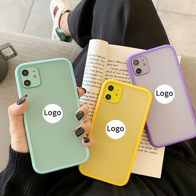 Ốp Lưng Nhám Viền Màu Chống Sốc Vỏ Bao Bảo Vệ Điện Thoai iP 11 12 13 Pro Max - Minh An Saigon