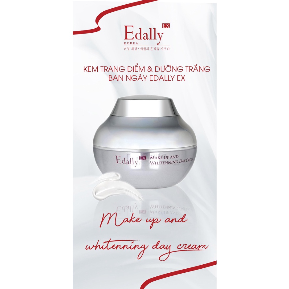 [CHÍNH HÃNG EDALLY] KEM TRANG ĐIỂM VÀ DƯỠNG TRẮNG DA BAN NGÀY CAO CẤP EDALLY EX 50G - KEM DƯỠNG DA WHITENNING DAY CREAM