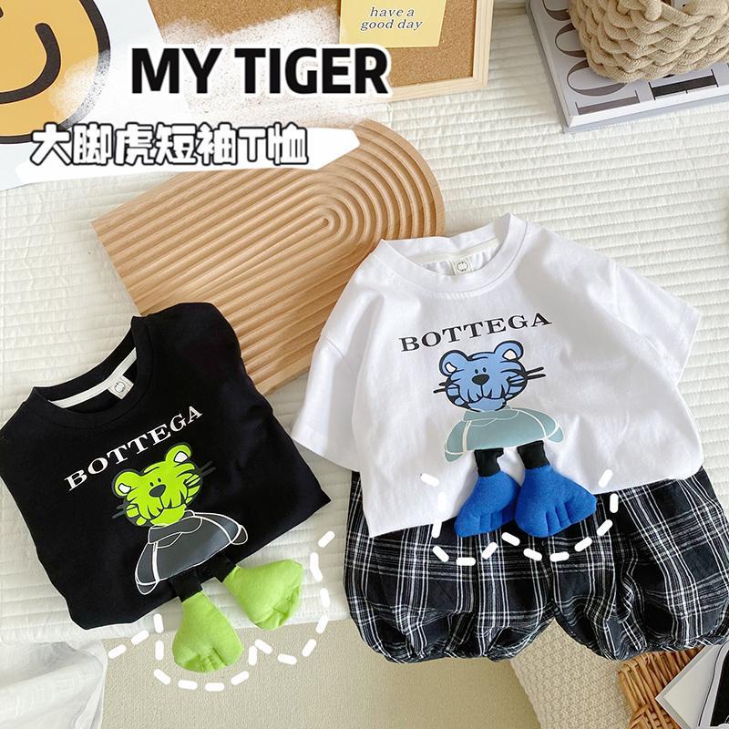 Áo Thun Cotton Ngắn Tay Thiết Kế Mới Năng Động Thời Trang Mùa Hè Dành Cho Bé