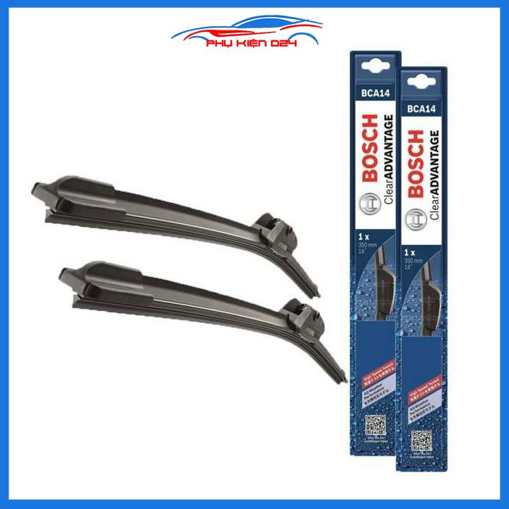 Bộ 2 Gạt Mưa Ô Tô Bosch Silicon Mềm Cho Xe Vios 2014-2015-2016-2017-2018