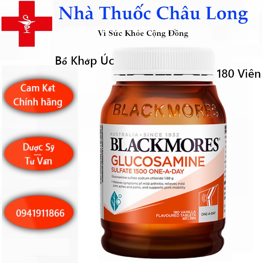 Viên uống bổ khớp 💥 GIÁ SỐC 💥 viên uống Blackmores Glucosamine Úc hỗ trợ tái tạo xương khớp khỏe mạnh