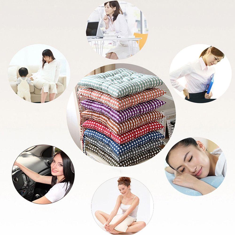 LEISURE Đệm Lót Ghế Ngồi Hình Vuông Bảo Vệ Mông Dùng Trong Nhà Bếp / Sân Vườn