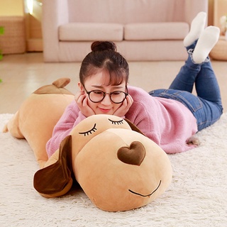 Gấu Bông chó mũi tim - Gấu Bông Ôm Ngủ Thú nhồi bông Tựa Lưng Gác Chân cao cấp Hama