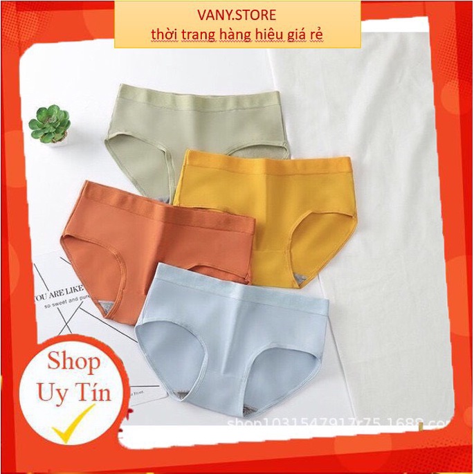 Quần Lót Nữ Cotton kháng khuẩn cạp cao mềm mại viền chun nữ tính mã A105