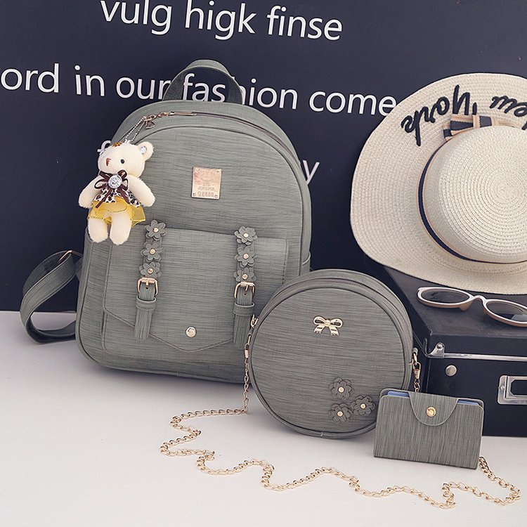 Balo nữ in chữ thời trang Hàn Quốc xinh xắn IELGY