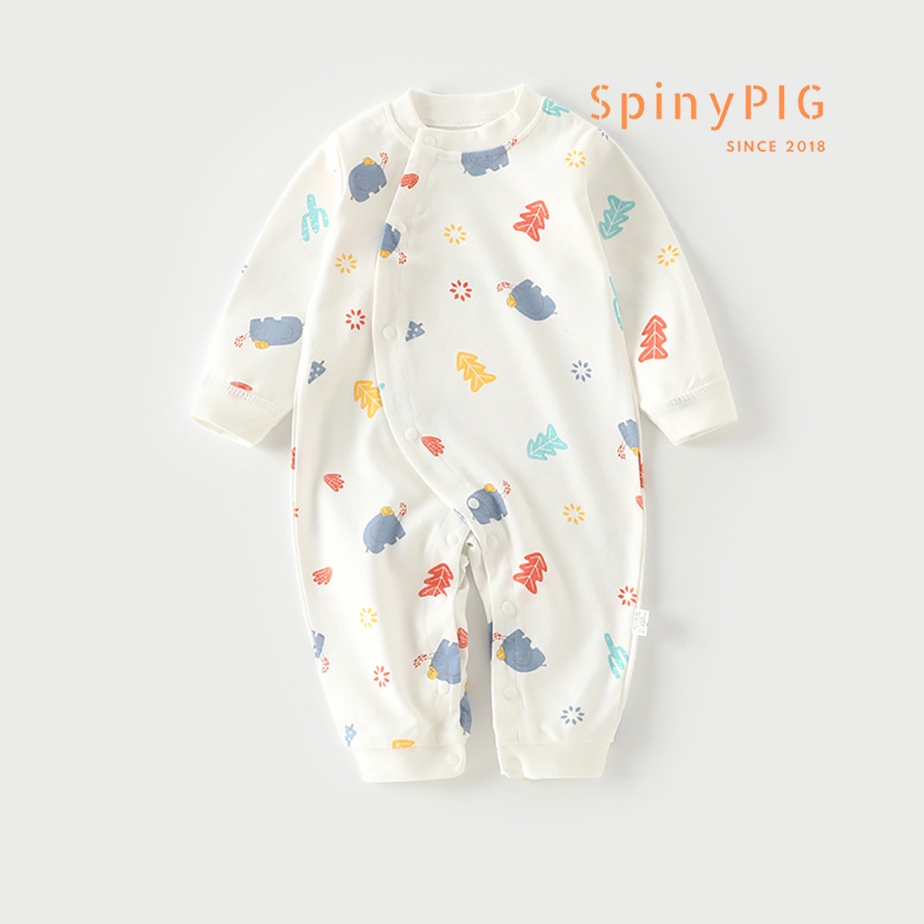 Bộ body cho bé 0-2 tuổi dài tay thu đông cotton mềm mại nhiều hoạ tiết