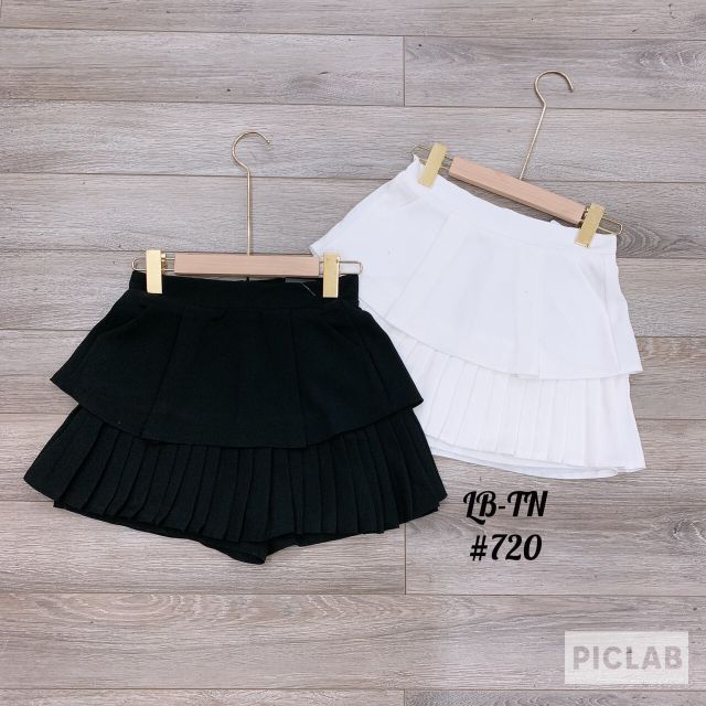 Chân váy xòe xếp ly hai tầng dễ thương( kèm video) | BigBuy360 - bigbuy360.vn
