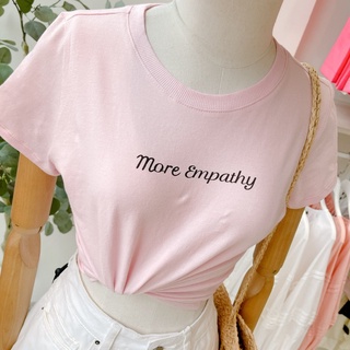 Áo thun mỹ in More Empathy MIEU - JA09