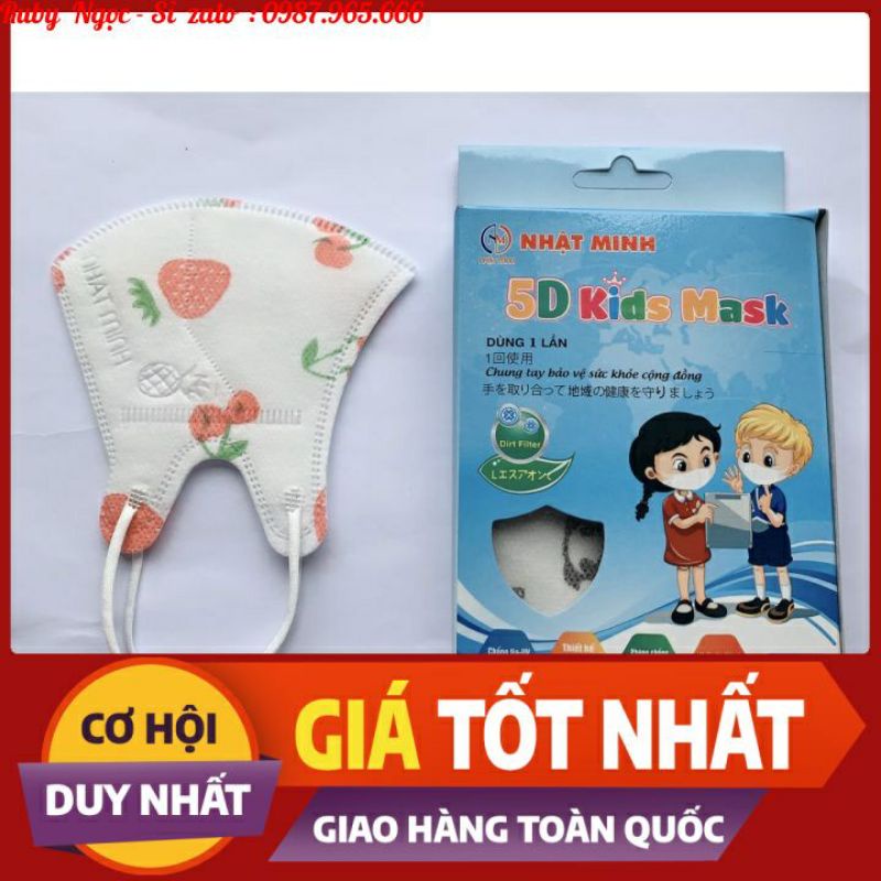 [COMBO 10 chiếc] Khẩu Trang 4D Trẻ Em KF94 Công Nghệ Dập Hàn Quốc  - Hàng Chính Hãng Công Ty TNHH Trịnh Trung (T&amp;T)