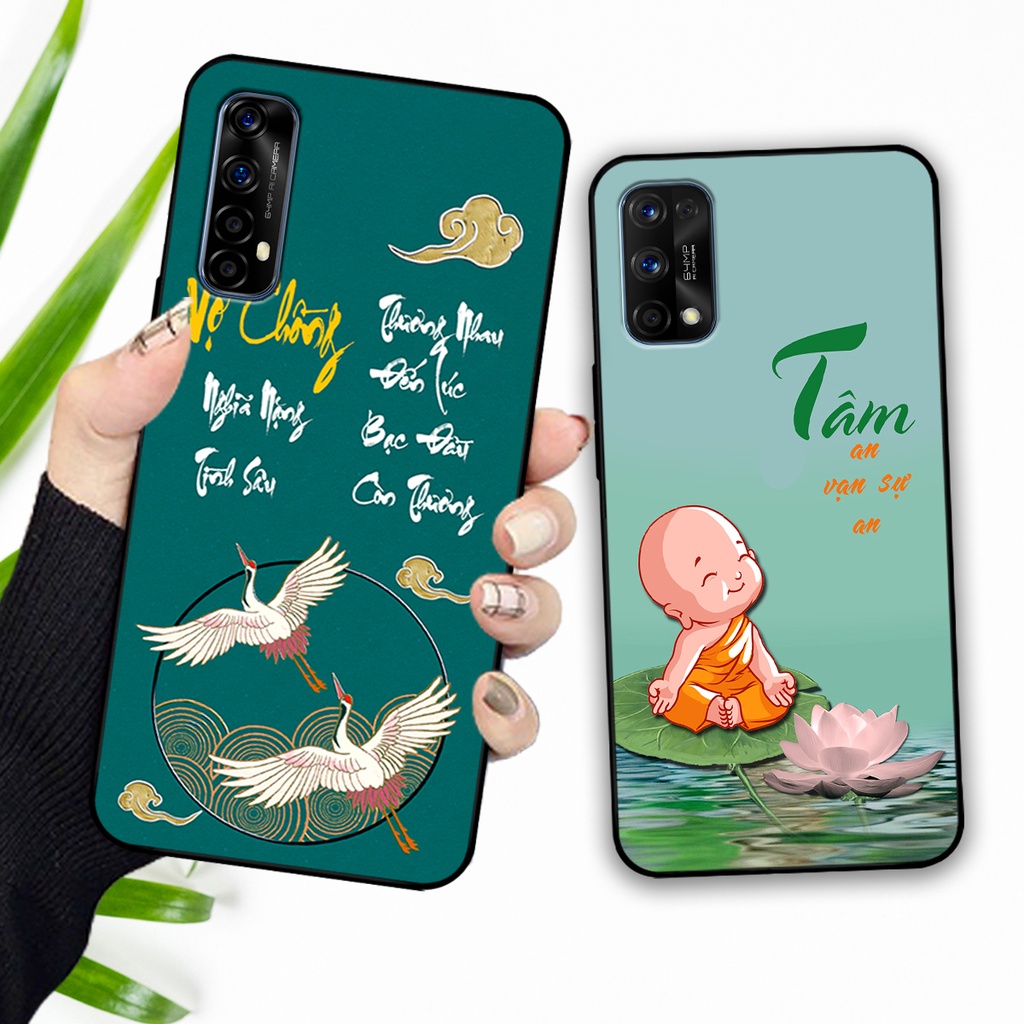 Ốp lưng Realme 7 - Realme 7 Pro in hình phong cách chữ thư pháp cha mẹ, tài lộc