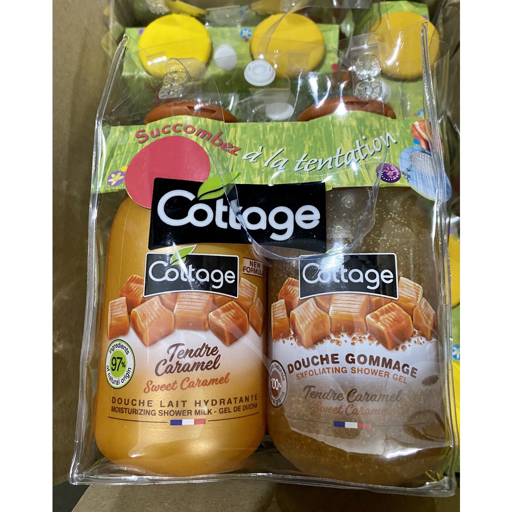 SET SỮA TẮM COTTAGE 250ML x 2