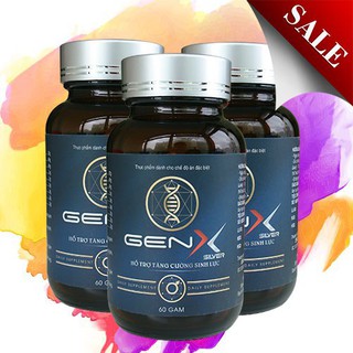 Viên uống hỗ trợ điều trị yếu sinh lý, xuất sớm, rối loạn cương dương GenX Silver Chính Hãng ak2