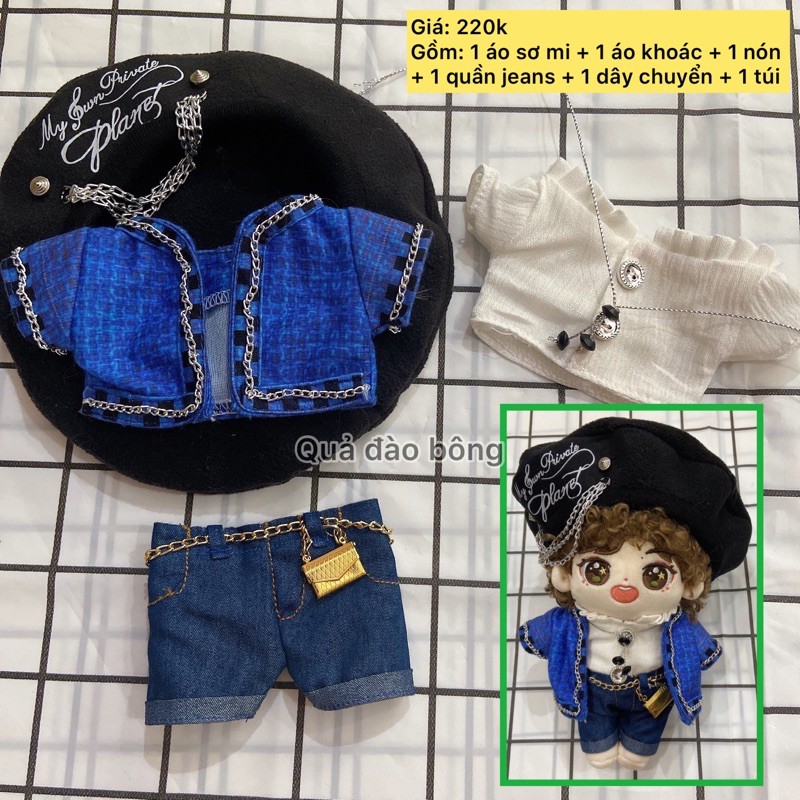 | OUTFIT DOLL | Set Hoàng tử bé cho doll 20cm