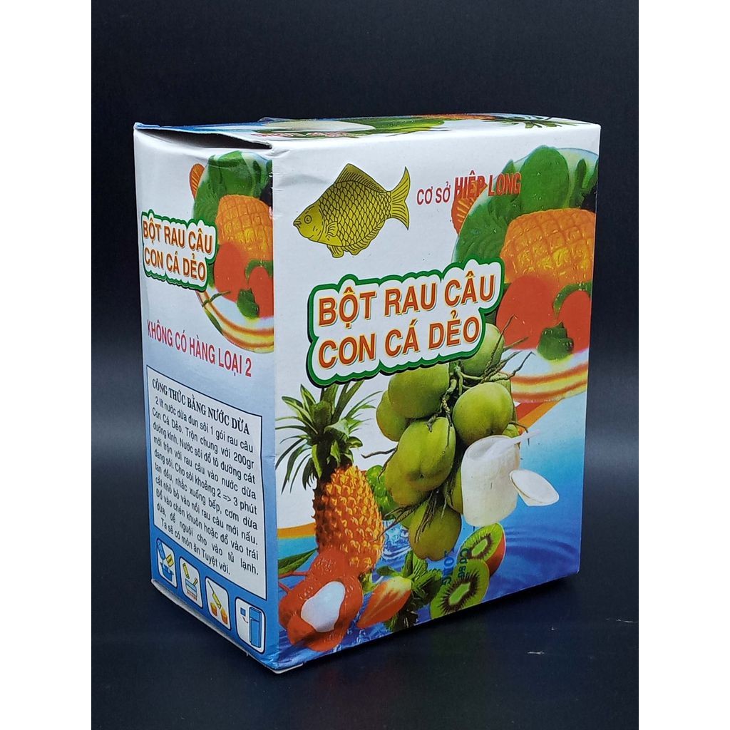 Bột Rau Câu Con Cá Dẻo Hiệp Long Gói 12g