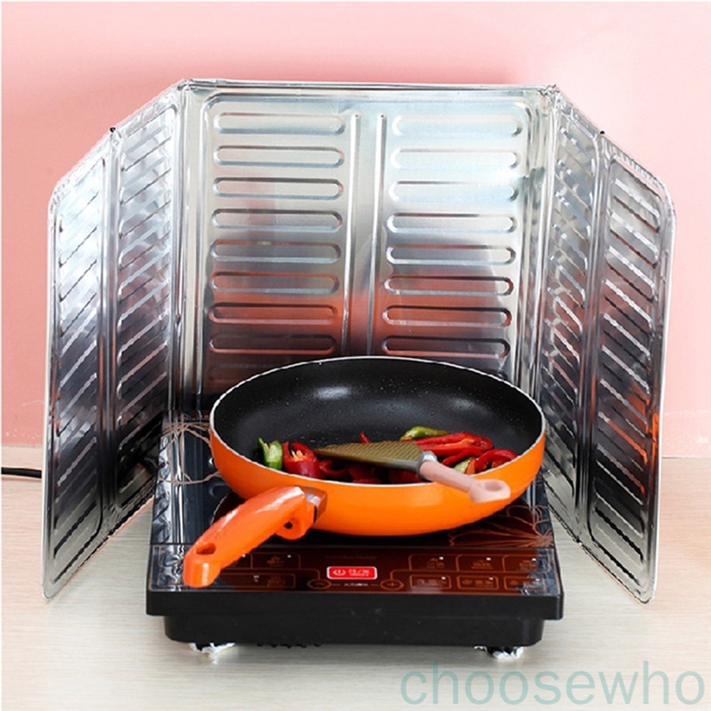 Tấm chắn dầu cách nhiệt chống văng tiện dụng cho nhà bếp