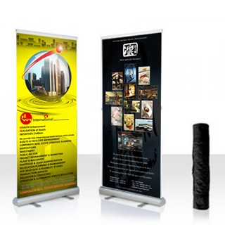 Khung standee cuốn banner nhôm treo banner 80x200cm loại thường