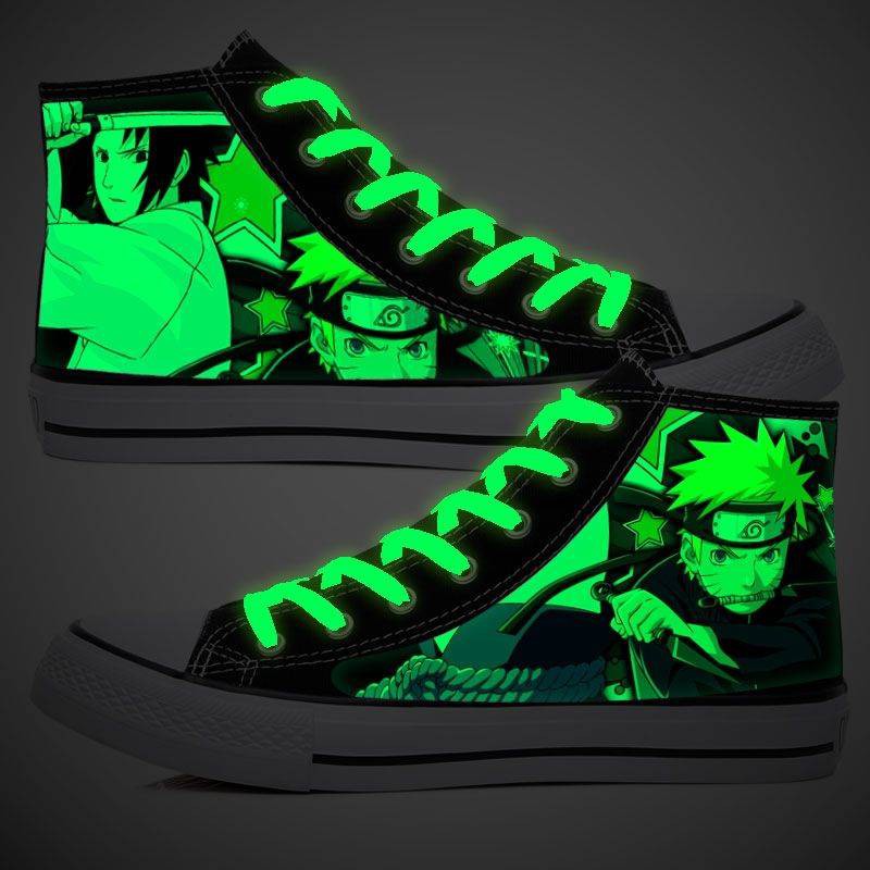 Naruto high-top casual graffiti phim hoạt hình giày nam tăng chiều cao | BigBuy360 - bigbuy360.vn