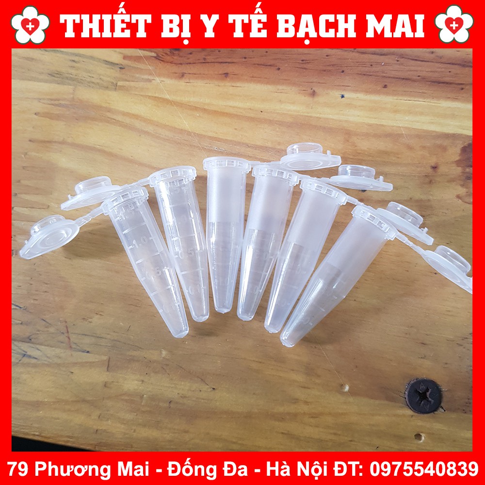 Ống Lưu Mẫu Huyết Thanh Nắp Bật 1,5ml - Bịch 500 Ống