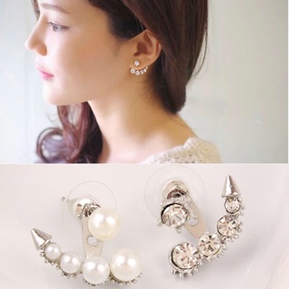 Set 10 đôi Bông tai bạc 925 cao cấp, bông tai bạc nữ đẹp khuyên tai bạc giá rẻ