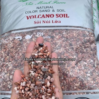 1KG SỎI NÚI LỬA SIÊU ĐẸP -  TRẢI NỀN ĐƯỜNG ĐI TRANG TRÍ BỂ CÁ HỒ THỦY SINH