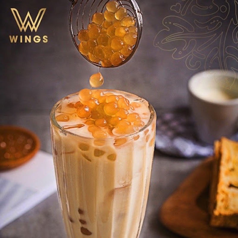 Trà NHài sữa hòa tan WINGS THÙNG( pha theo hướng dẫn trong phần mô tả sp để trà ngon chuẩn vị)