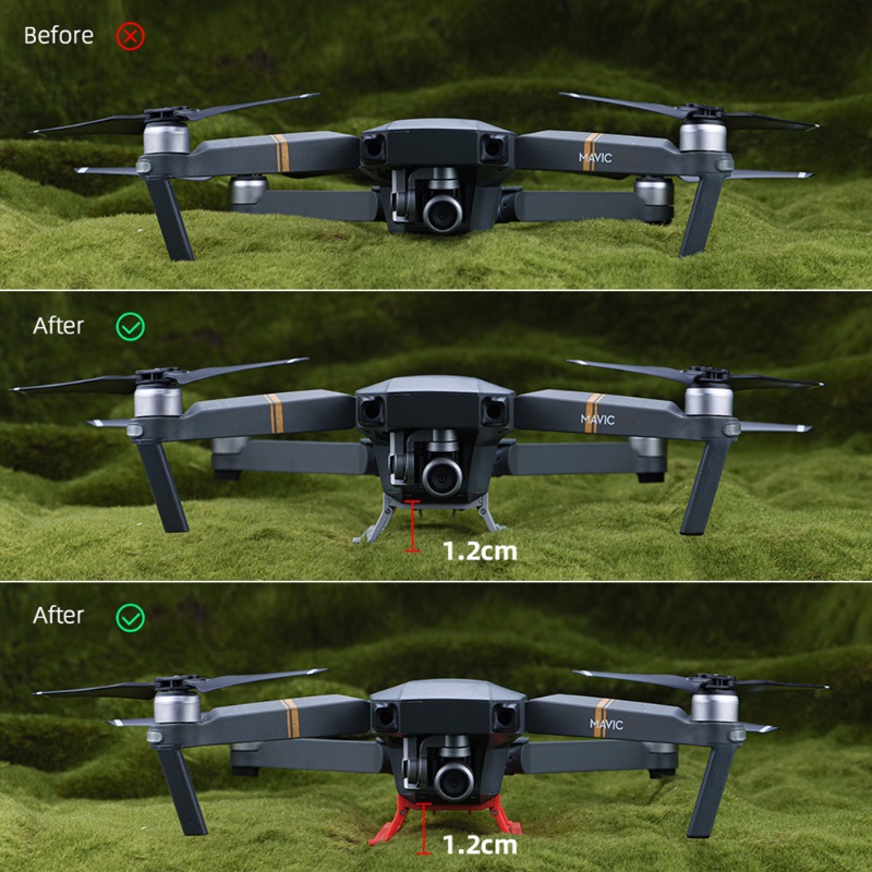 Chân Tiếp Đất Mở Rộng Có Thể Gập Lại Bảo Vệ Chân Siêu Bền Cho Mavic Pro