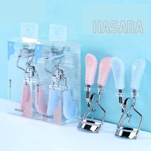 Kẹp mi,uốn mi cong LMLTOP chuyên dụng, tay cầm chống trơn trượt ,đệm silicon chống gãy mi HA0393- Hasara