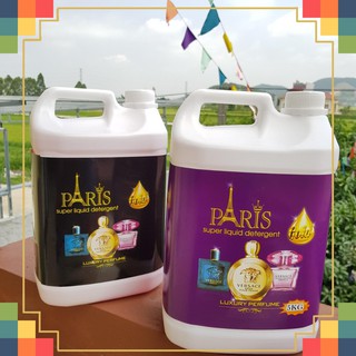SỈ = LẺ !  [CAN 5L] Nước giặt Paris Hương Hoa Pháp 5L - Shop Huyền Tít