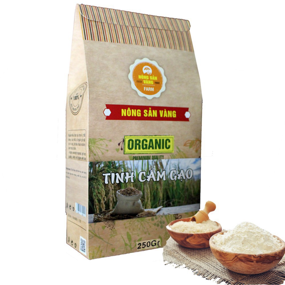 [Hot]Tinh Cám Gạo Nguyên Chất 250gr - Nông Sản Vàng