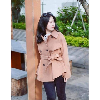 áo dạ lông xuất Hàn size 66 form rộng