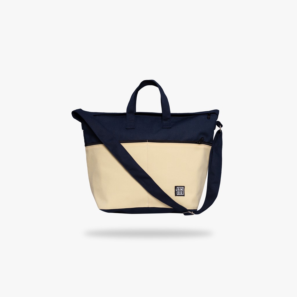 Túi đeo chéo vải canvas nhiều ngăn để vừa laptop 13" 15" size A4 City Messenger Bag Jamlos | BigBuy360 - bigbuy360.vn