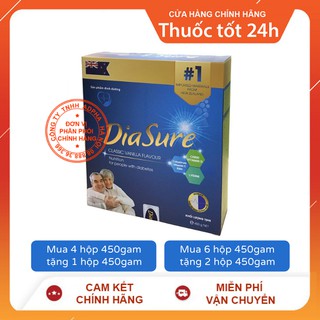 Sữa DiaSure 450g - Dinh dưỡng dành cho người tiểu đường