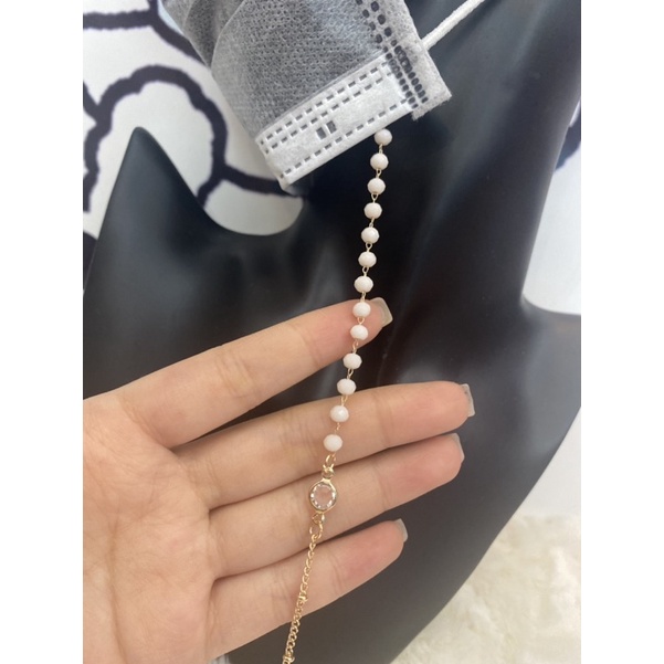 dây đeo khẩu trang pha lê mix dây dễ thương hàn quốc | BigBuy360 - bigbuy360.vn