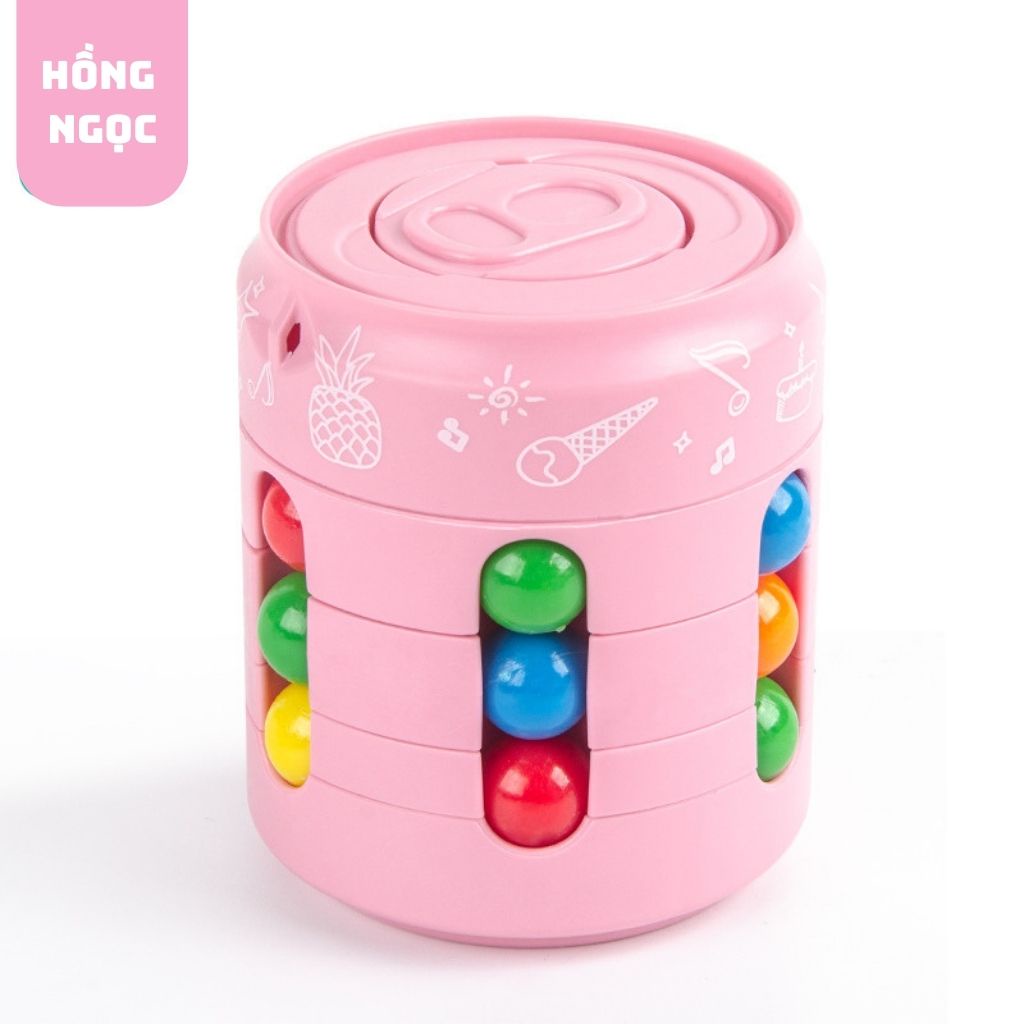 Rubik lon coca, rubik hạt đậu, mẫu mã đẹp, đồ chơi kích thích phát triển trí tuệ, và sự thông minh của bé.