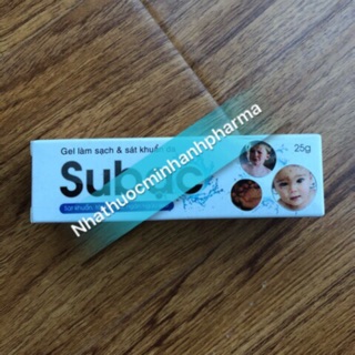 Su Bạc Gel làm sạch da , sát khuẩn , tái tạo da , ngăn ngừa sẹo